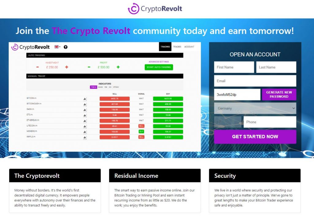 crypto revolt website